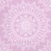 Set de șervețele de hârtie mandala alb-lila – 2 straturi, 33x33 cm, 20 bucăți