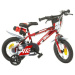 Sfera bicicletă pentru copii, roșie, mărimea 12 - Dino Bikes
