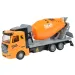 Șofer de camion: Set de 3 camioane de construcții cu roți duble de 19 cm.