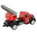 Speed Racer: Camion de pompieri cu roți volante în mai multe variante 7cm 1db