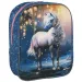 Spirit: Rucsac pentru grădiniță cu model 3D cal alb, dimensiuni 30x25x12cm