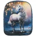 Spirit: Rucsac pentru grădiniță cu model 3D cal alb, dimensiuni 30x25x12cm