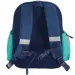 Spirit: Rucsac școlar albastru cu model de leu, dimensiuni 24x13x31cm