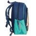 Spirit: Rucsac școlar albastru cu model de leu, dimensiuni 24x13x31cm