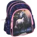 Spirit: Rucsac școlar rotunjit cu model de cal alb, 24x13x31cm