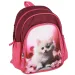 Spirit: Rucsac școlar rotunjit cu model pisicuță Kitty, 24x13x31cm