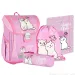 Spirit: Set de ghiozdane Happy Cat roz 4 piese 38x28x17cm