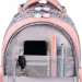 St.Right My Little Friends Grey York ghiozdan școlar cu patru compartimente, rucsac 40x28x18cm