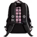 St.Right ghiozdan școlar, rucsac roz-negru cu model de inimioare BP26 39x27x17cm