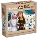 Surorile Regatului de Gheață 2 în 1, puzzle eco mini cu 48 de piese și carte de colorat 35x25cm - Lisciani