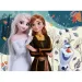 Surorile Regatului de Gheață 2 în 1, puzzle eco mini cu 48 de piese și carte de colorat 35x25cm - Lisciani