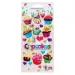 The Littlies: Set de autocolante 3D pufos cu model de briose, 10x22 cm