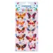 The Littlies: Set de autocolante 3D pufos cu model de fluturi, 10x22 cm