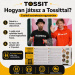 Tossit Family Pack – joc de darts cu ventuze roz, mov, albastru și galben