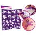 TyToo: Set de șabloane pentru tatuaje cu sclipici – Cai și ponei, 25 bucăți