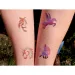 TyToo: Set de șabloane pentru tatuaje cu sclipici – Cai și ponei, 25 bucăți