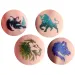 TyToo: Set de șabloane pentru tatuaje cu sclipici - Animale sălbatice, 22 bucăți
