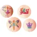 TyToo: Set de șabloane pentru tatuaje cu sclipici zâne și prințese 22 buc.