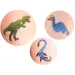 TyToo: Set șabloane pentru tatuaje cu sclipici Dinozauri, 21 bucăți