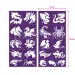 TyToo: Set șabloane tatuaje cu sclipici Dragoni și șopârle, 21 buc.