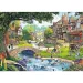 Viață idilică puzzle de 2x500 piese - Trefl