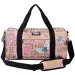 WOW Generation: Geantă sport roz-aurie cu autocolante de 43cm