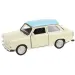 Welly: Model de mașină mică Trabant 601 din metal, disponibil în mai multe variante, 11 cm