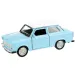 Welly: Model de mașină mică Trabant 601 din metal, disponibil în mai multe variante, 11 cm