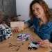 Wood Craft: Disney - Retro Mickey Mouse puzzle din lemn premium de 160 de piese - Trefl