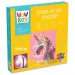 WowBox: Set creativ pentru realizarea unui tablou cu fir LED unicorn