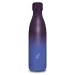 Albastru-mov sticlă de apă metalică cu pereti dubli 500ml