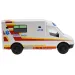 Ambulance Telecomanda RC Ambulanta alba cu efecte de lumina 2.4GHz Scara 1/12 30cm