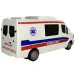 Ambulanță cu telecomandă RC cu lumină 27MHz 1/32 scară 25cm