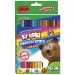 Bambino: creioane colorate 18/36 bucăți set cu ascuțitoare