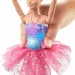 Barbie®: Balerina curcubeu strălucitoare cu păr blond și lumini - Mattel