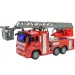 Camion de pompieri cu lumini telecomandă RC 27MHz 20cm în trei versiuni 1bucată