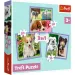 Cățeluși drăguți 3 in 1 de 50-36-20 bucăți puzzle - Trefl
