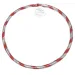 Cerc de hula hoop de 37 cm în culoare mov-argintiu