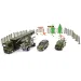 Chariot Die-Cast: Set vehicul militar metalic cu accesorii în două versiuni