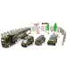 Chariot Die-Cast: Set vehicul militar metalic cu accesorii în două versiuni