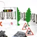 Chariot Die-Cast: Set vehicul militar metalic cu accesorii în două versiuni