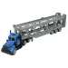 City Truck: Camion de transport auto albastru 22cm