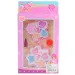 Cute Girl: Set de machiaj cu paletă și accesorii de machiaj în formă de floare și fluture