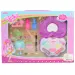 Cute Girl: Set de machiaj si manichiura cu paleta, lac de unghii si accesorii