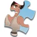 David și Goliat 48 bucăți floor puzzle 60x90cm