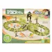 Dino parc set de joacă cu mașinuță, dinozaur 140 bucăți