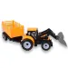 Engineering Truck: Mașină de lucru tractor excavator cu remorcă 45 cm