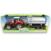 Farm Truck Series: Tractor cu rezervor de apă roșu sau verde 46cm
