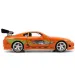 Fast &amp; Furious: Brian figurină și Toyota Supra model auto 1/24 - Simba Toys