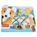 Fischer-Price: Corgie Puppy Crește cu mine pernă cu zornăitoare, dentiție și oglindă - Mattel
